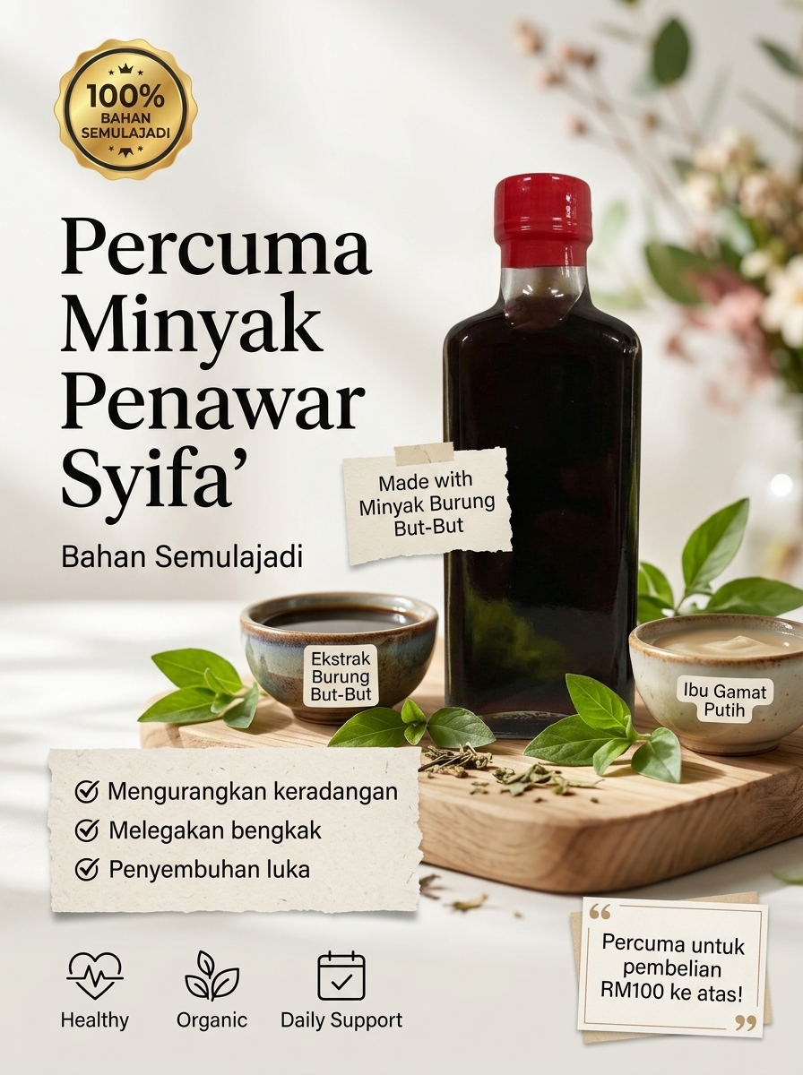 Percuma Minyak Penawar Syifa